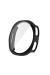 Galaxy Watch 8 40mm Sert PC Kasa ve Ekran Koruyucu NVTH Watch Gard 38 - Siyah
