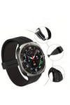 Galaxy Watch 8 Classic 46mm KRD-84 Silikon Kordon - Siyah