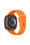 Galaxy Watch Ultra 47mm NVTH KRD-119 Delikli Tasarım Silikon Kordon-Pembe