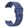 Galaxy Waych 5 44mm NVTH KRD-116 20mm Futbol Desenli Spor Tasarımlı Silikon Kordon-Siyah-Gri