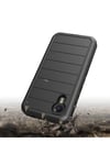 Galaxy XCover7 Pro Kılıf NVTH Double Clip Kapak - Siyah