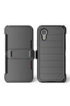 Galaxy XCover7 Pro Kılıf NVTH Double Clip Kapak - Siyah