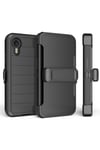 Galaxy XCover7 Pro Kılıf NVTH Double Clip Kapak - Siyah