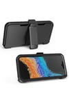 Galaxy XCover7 Pro Kılıf NVTH Double Clip Kapak - Siyah