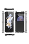 Galaxy Z Flip 6 Kılıf NVTH Nitro Anti Shock Silikon - Şeffaf