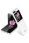 Galaxy Z Flip 6 Kılıf NVTH Sert Kıpta Kapak-Gümüş