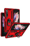 Galaxy Z Fold 3 Kılıf NVTH Vega Kapak - Kırmızı