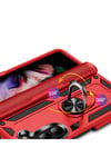 Galaxy Z Fold 5 Uyumlu NVTH Vega Kılıf-Kırmızı