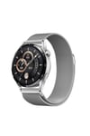 Gear S3 NVTH Band-12 22mm Metal Hasır Kordon-Gümüş
