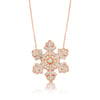 Gümüş Kar Tanesi Bayan Kolye