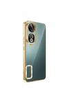 Honor 90 Kılıf Kamera Korumalı Logo Gösteren NVTH Omega Kapak - Siyah