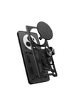 Honor Magic 6 Pro Uyumlu Kılıf Magnetik Standlı Kamera Korumalı NVTH Sürgülü Vega Kapak-Mavi