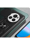 Honor Magic 6 Pro Uyumlu Kılıf Magnetik Standlı Kamera Korumalı NVTH Sürgülü Vega Kapak-Mavi