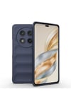 Honor Magic 7 Lite Kılıf Esnek TPU Oyuklu Arka Yüzey Tasarımlı NVTH Etnik Silikon Kapak - Lacivert