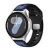 Huawei GT2 46mm NVTH KRD-135 22mm Silikon Kordon Strap Kayış - Gri-Turuncu