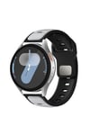 Huawei Honor Magic 2 46mm NVTH KRD-135 22mm Silikon Kordon Strap Kayış - Siyah