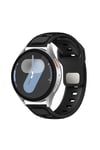 Huawei Honor Magic 2 46mm NVTH KRD-135 22mm Silikon Kordon Strap Kayış - Siyah