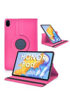 Huawei Honor Pad X8 Pro 11.5' NVTH Dönebilen Standlı Kılıf - Pembe Koyu
