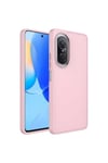 Huawei Nova 9 SE Kılıf Metal Çerçeve ve Buton Tasarımlı Silikon NVTH Luna Kapak - Lila