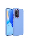 Huawei Nova 9 SE Kılıf Metal Çerçeve ve Buton Tasarımlı Silikon NVTH Luna Kapak - Lila