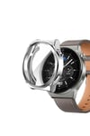 Huawei Watch GT 3 Pro 43mm NVTH Watch Gard 02 Koruyucu Silikon - Gümüş