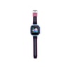 Huawei Watch GT5 Pro 42mm NVTH KRD-138 18mm Çocuklara Özel Silikon Strap Kayış - Rose Pembe-Siyah