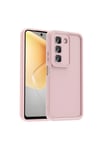İnfinix Hot 50 4G Kılıf Kamera Korumalı NVTH Ananas Kapak - Pembe