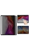 iPad Air 10.9 2022 (5.Nesil) Uyumlu NVTH Tablet Privacy Temperli Cam Ekran Koruyucu-Siyah