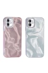 iPhone 11 Kılıf Airbagli Parlak Taş Detay Tasarımlı NVTH Esila Kapak - Pembe