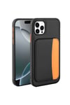 iPhone 11 Kılıf Kartlıklı NVTH X-Kart Silikon Kapak - Siyah