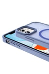 iPhone 11 Kılıf Magsafe Şarj Özellikli Mat Arka Yüzey NVTH Sio Kapak-Koyu Yeşil