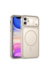 iPhone 11 Kılıf NVTH M-Safe Şarj Özellikli Kamera Korumalı Formen Kapak - Gri