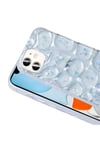 iPhone 11 Kılıf Simli 3D Desenli NVTH Hacar Kapak - Mor-Mavi