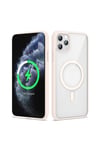 iPhone 11 Pro Max Kılıf Magsafe Wireless Şarj Özellikli Silikon NVTH Ege Kapak - Pembe
