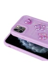 iPhone 11 Pro Max Uyumlu Kabartma Figürlü Parlak NVTH Toys Silikon Kılıf-Açık Yeşil