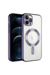 iPhone 11 Pro Max Uyumlu Kamera Korumalı Magsafe Wireless Şarj Özellikli NVTH Demre Kılıf-Deri