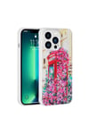 iPhone 11 Pro Max Uyumlu Simli Desenli Kamera Korumalı Parlak NVTH Popy Kılıf-Kulübe