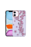 iPhone 11 Uyumlu Desenli Simli Sert NVTH İnka Kılıf-NO3