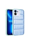 iPhone 11 Uyumlu Kamera Korumalı AiHTTgli Renkli NVTH Seksek Kılıf-Mavi