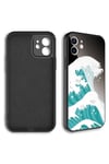 iPhone 11 Uyumlu Kamera Korumalı Desenli Sert Silikon NVTH Epoksi Kılıf-NO6