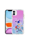 iPhone 11 Uyumlu Kamera Korumalı Desenli Sert NVTH Hess Kılıf-NO10