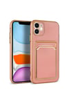 iPhone 11 Uyumlu NVTH Bark Kartlıklı Kılıf-Lila