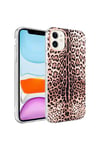 iPhone 11 Uyumlu NVTH Bella Kılıf-Leopar