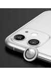iPhone 11 Uyumlu NVTH CL-07 Kamera Koruyucu-Gümüş
