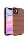 iPhone 11 Uyumlu NVTH Kasis Kılıf-Kahverengi