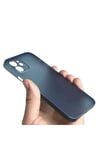 iPhone 12 Mini Uyumlu NVTH 1.Kalite PP Silikon-Saks Mavi