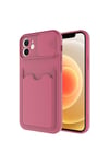 iPhone 12 Mini Uyumlu NVTH Kartix Kılıf-Koyu Mor