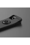 iPhone 12 Mini Uyumlu NVTH Ravel Silikon Kılıf-Siyah-Kırmızı
