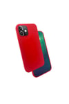 iPhone 12 Mini Uyumlu NVTH Silk Silikon-Kırmızı
