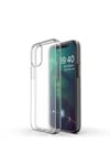 iPhone 12 Mini Uyumlu NVTH Süper Silikon Kılıf-Renksiz